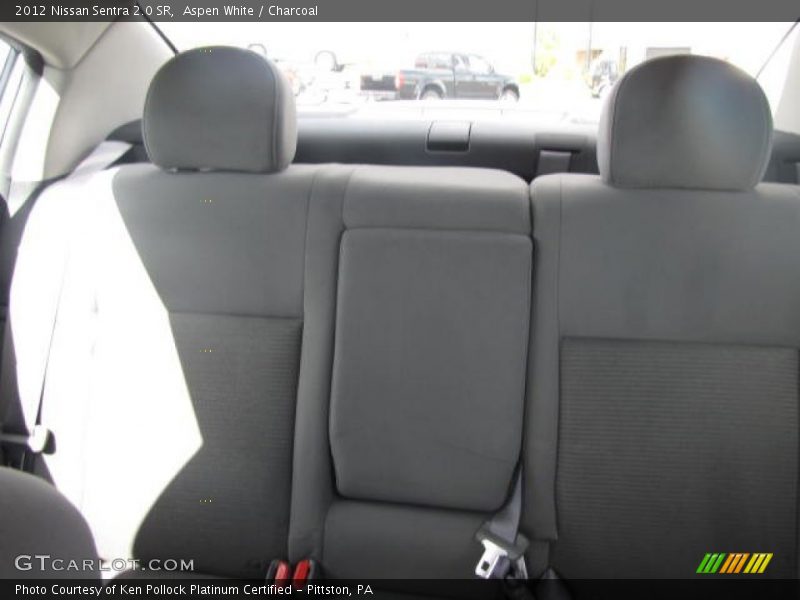 Aspen White / Charcoal 2012 Nissan Sentra 2.0 SR