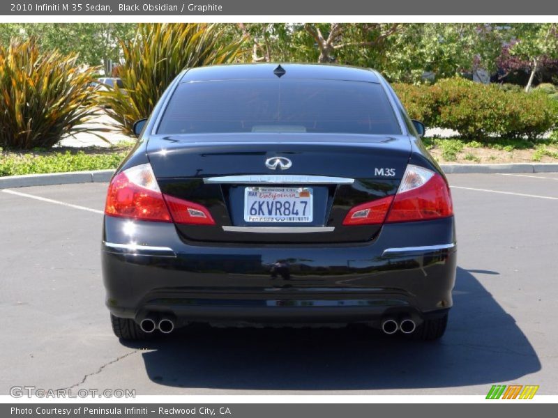 Black Obsidian / Graphite 2010 Infiniti M 35 Sedan