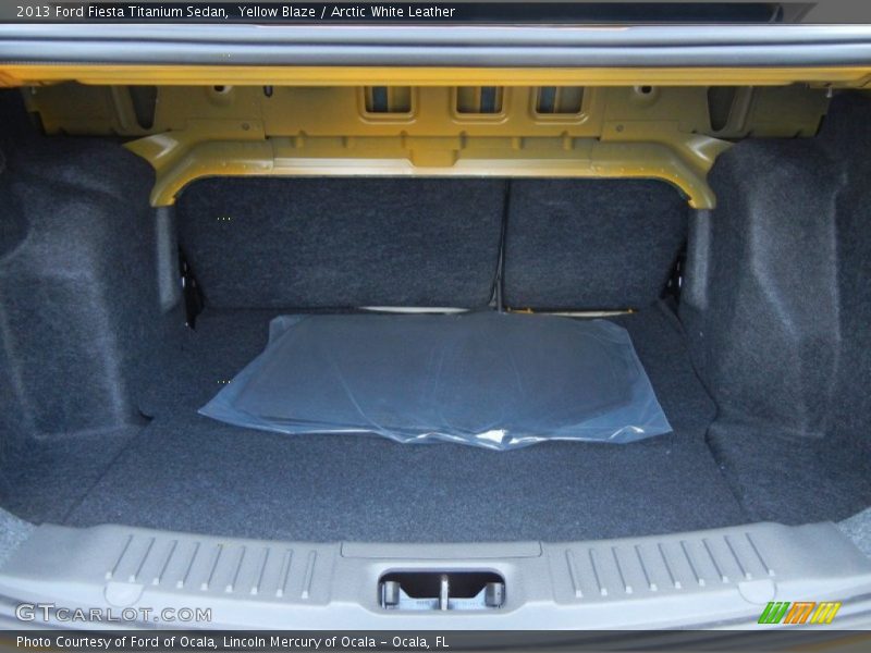  2013 Fiesta Titanium Sedan Trunk