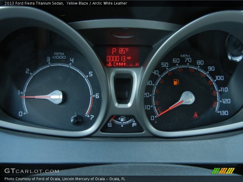  2013 Fiesta Titanium Sedan Titanium Sedan Gauges