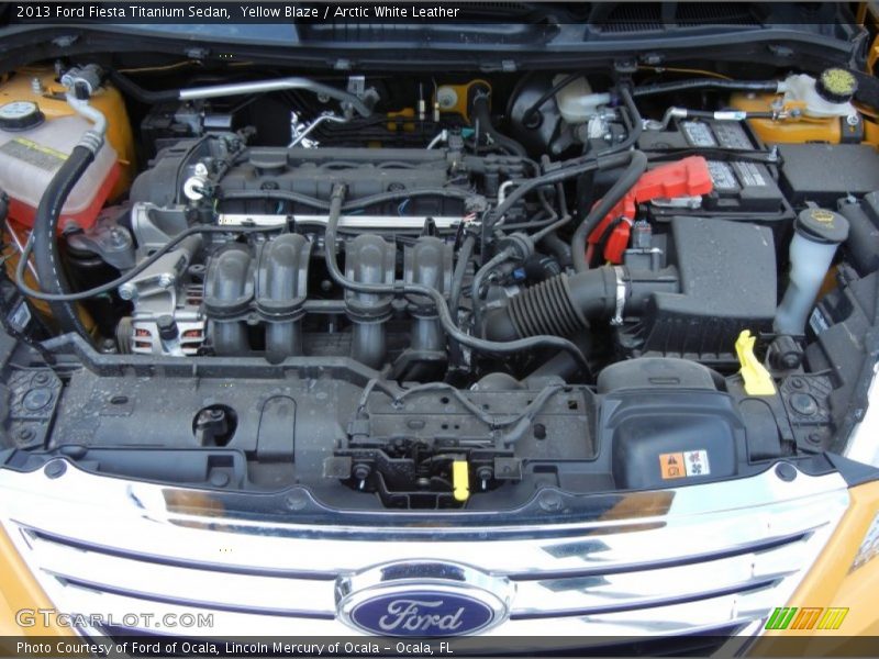  2013 Fiesta Titanium Sedan Engine - 1.6 Liter DOHC 16-Valve Ti-VCT Duratec 4 Cylinder