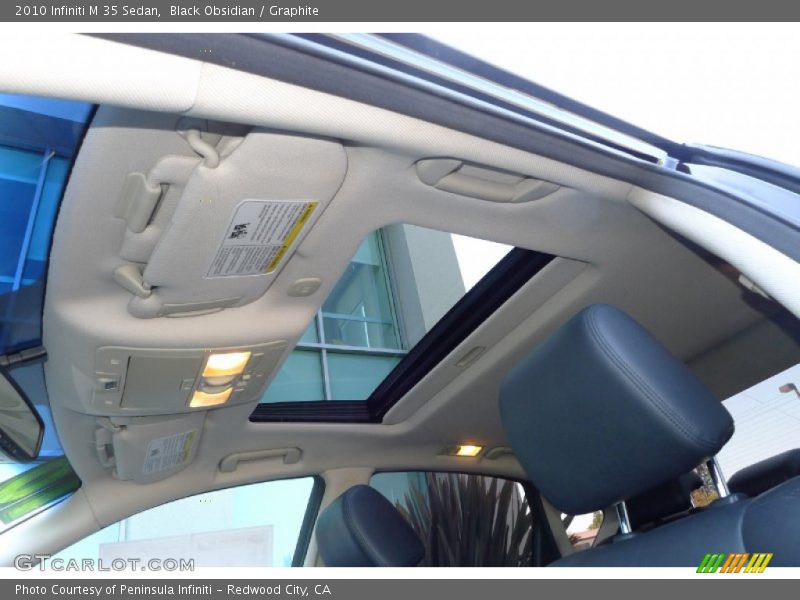 Black Obsidian / Graphite 2010 Infiniti M 35 Sedan