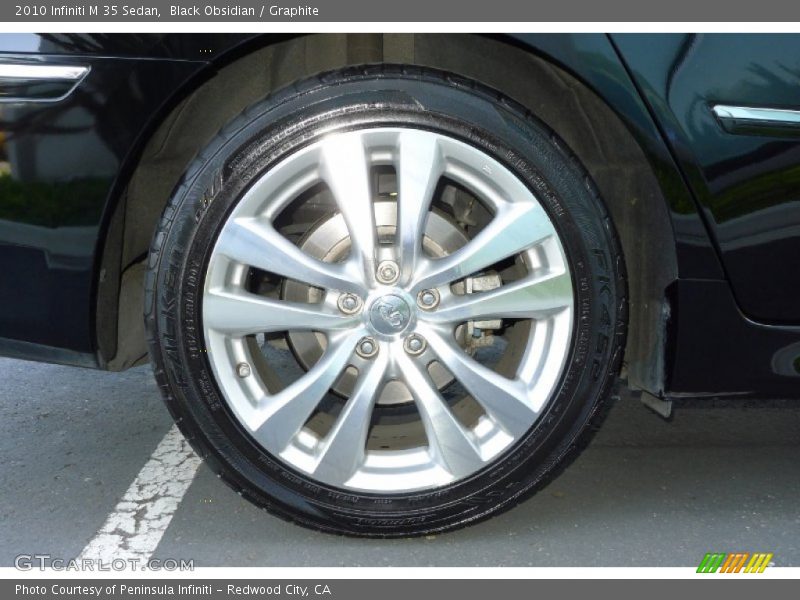 Black Obsidian / Graphite 2010 Infiniti M 35 Sedan