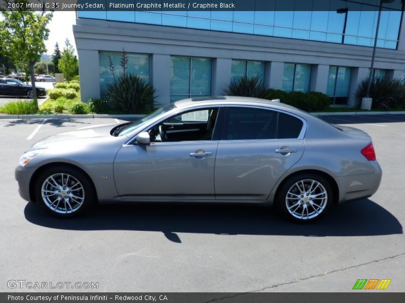 Platinum Graphite Metallic / Graphite Black 2007 Infiniti G 35 Journey Sedan