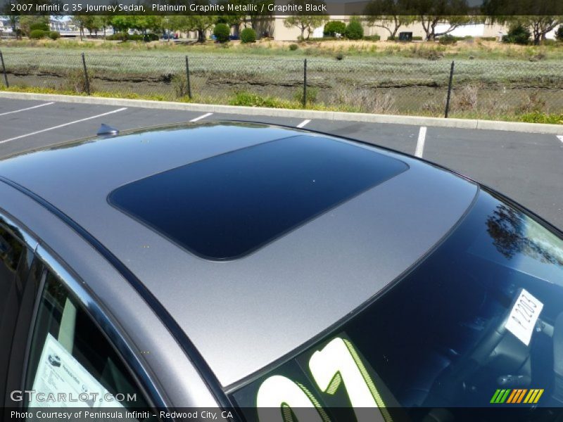 Platinum Graphite Metallic / Graphite Black 2007 Infiniti G 35 Journey Sedan