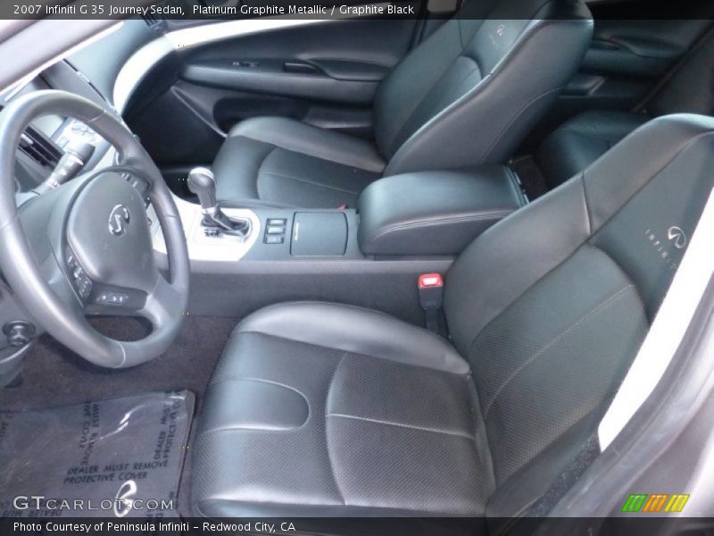 Platinum Graphite Metallic / Graphite Black 2007 Infiniti G 35 Journey Sedan