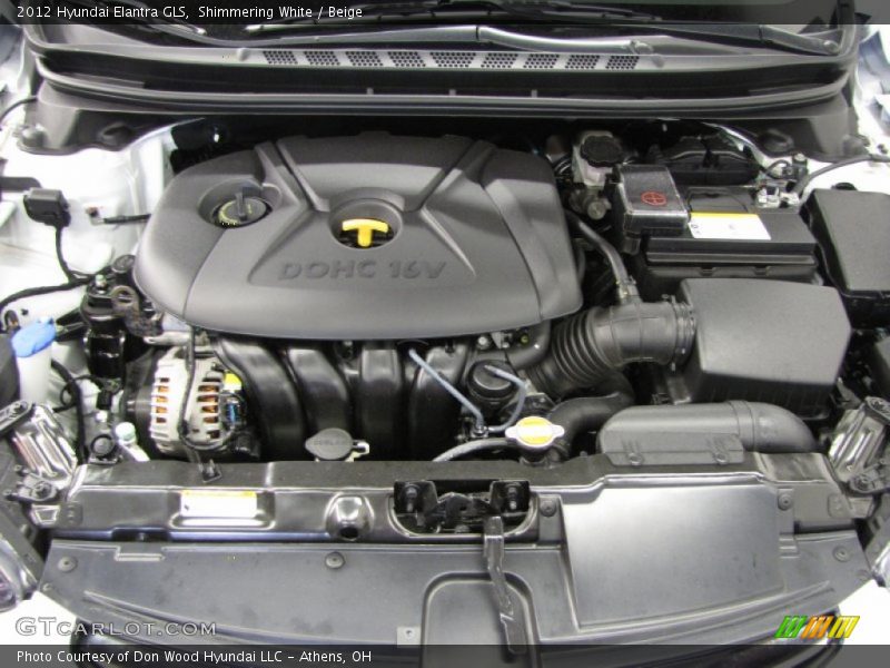 Shimmering White / Beige 2012 Hyundai Elantra GLS