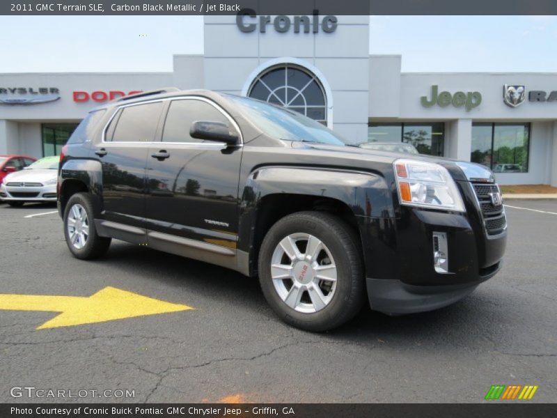Carbon Black Metallic / Jet Black 2011 GMC Terrain SLE