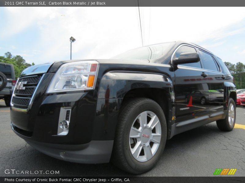 Carbon Black Metallic / Jet Black 2011 GMC Terrain SLE