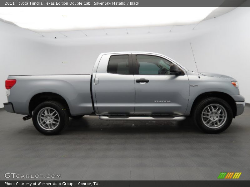 Silver Sky Metallic / Black 2011 Toyota Tundra Texas Edition Double Cab