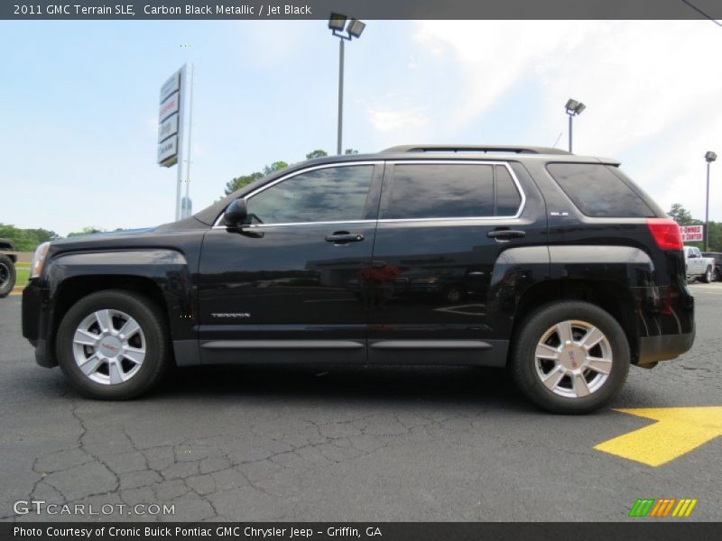 Carbon Black Metallic / Jet Black 2011 GMC Terrain SLE