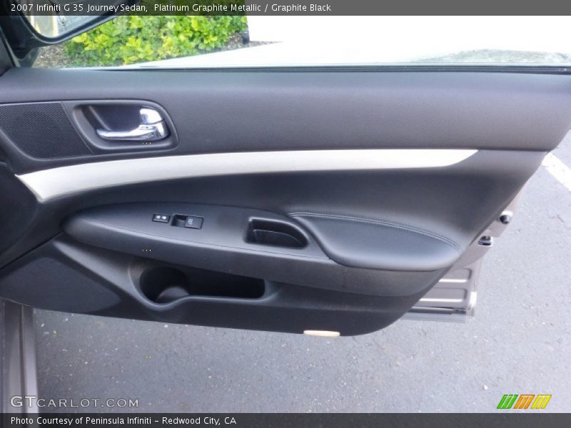 Platinum Graphite Metallic / Graphite Black 2007 Infiniti G 35 Journey Sedan