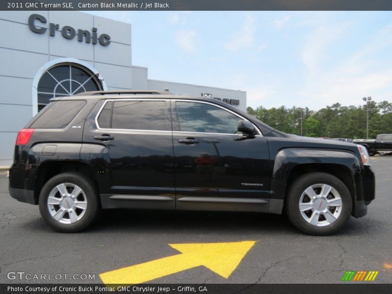 Carbon Black Metallic / Jet Black 2011 GMC Terrain SLE