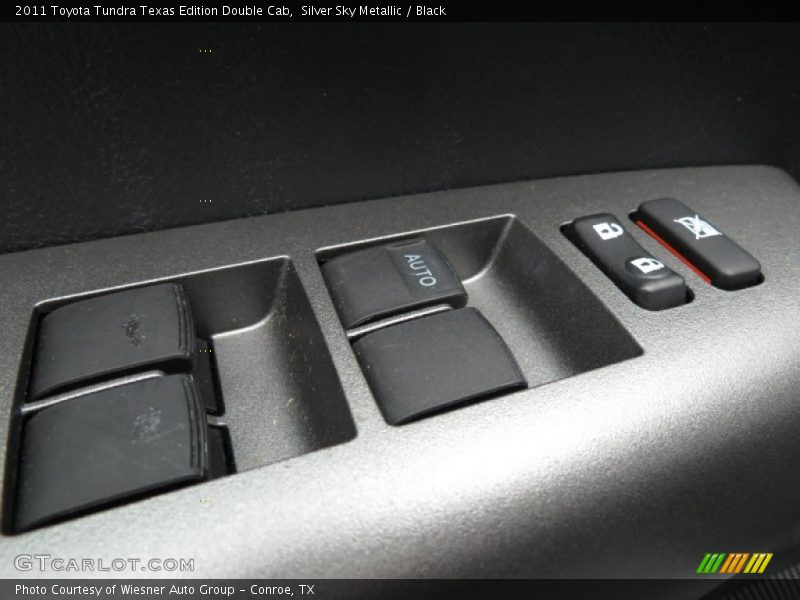 Silver Sky Metallic / Black 2011 Toyota Tundra Texas Edition Double Cab