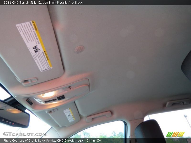 Carbon Black Metallic / Jet Black 2011 GMC Terrain SLE