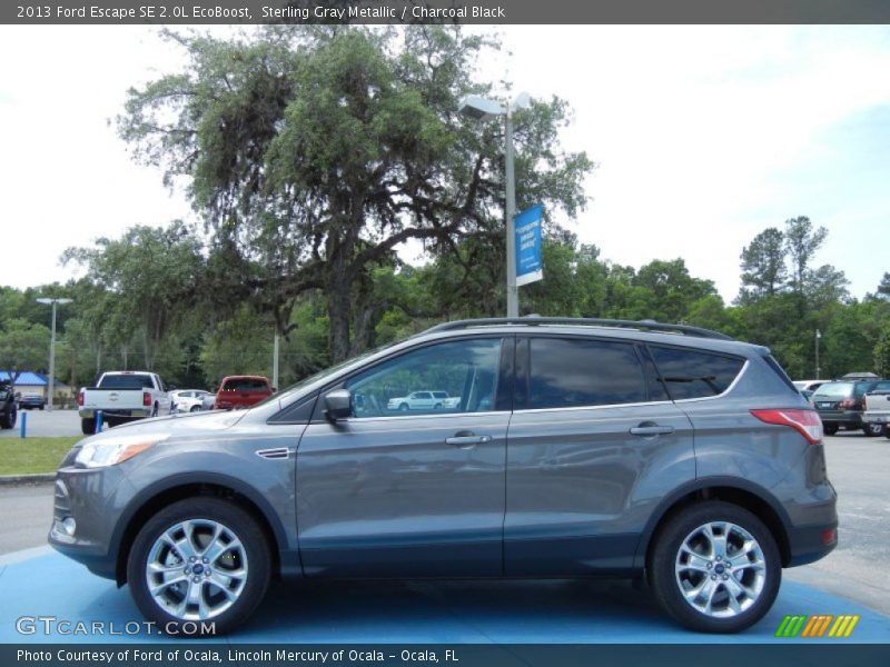 Sterling Gray Metallic / Charcoal Black 2013 Ford Escape SE 2.0L EcoBoost