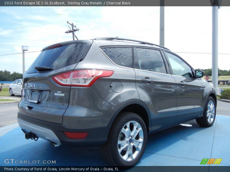 Sterling Gray Metallic / Charcoal Black 2013 Ford Escape SE 2.0L EcoBoost