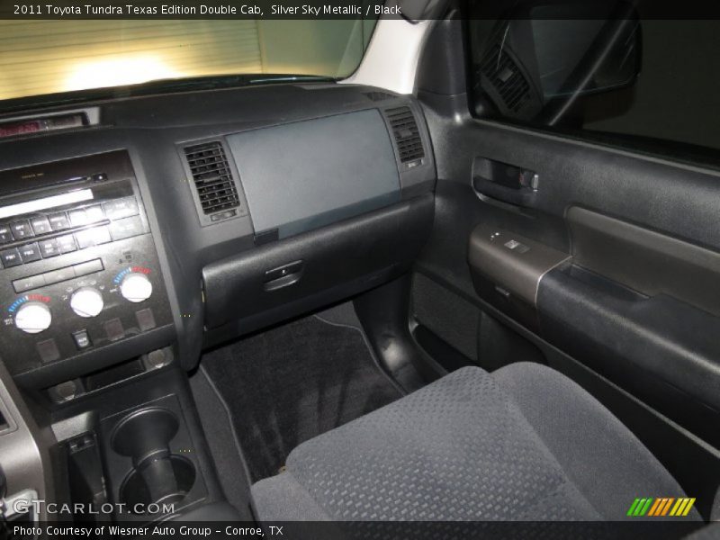 Silver Sky Metallic / Black 2011 Toyota Tundra Texas Edition Double Cab