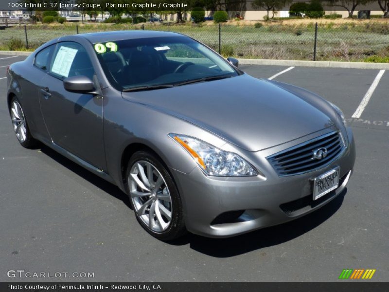 Platinum Graphite / Graphite 2009 Infiniti G 37 Journey Coupe