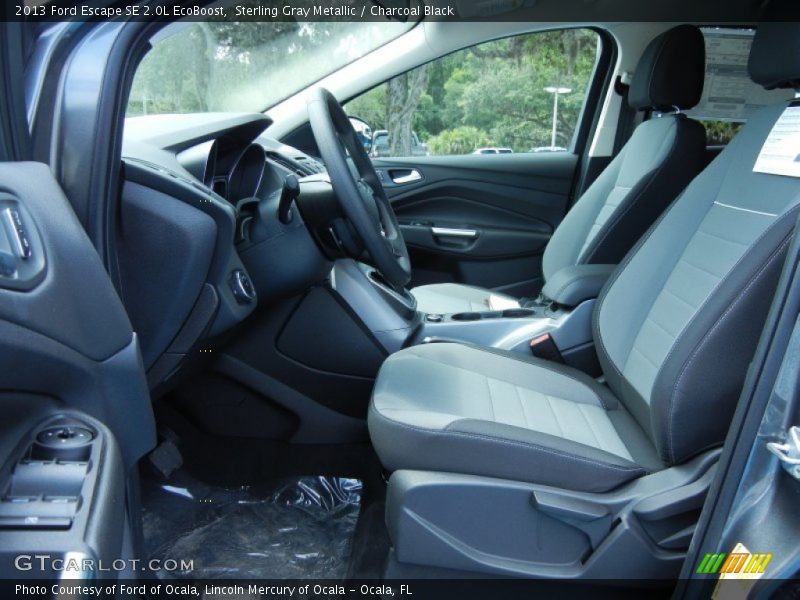 Sterling Gray Metallic / Charcoal Black 2013 Ford Escape SE 2.0L EcoBoost