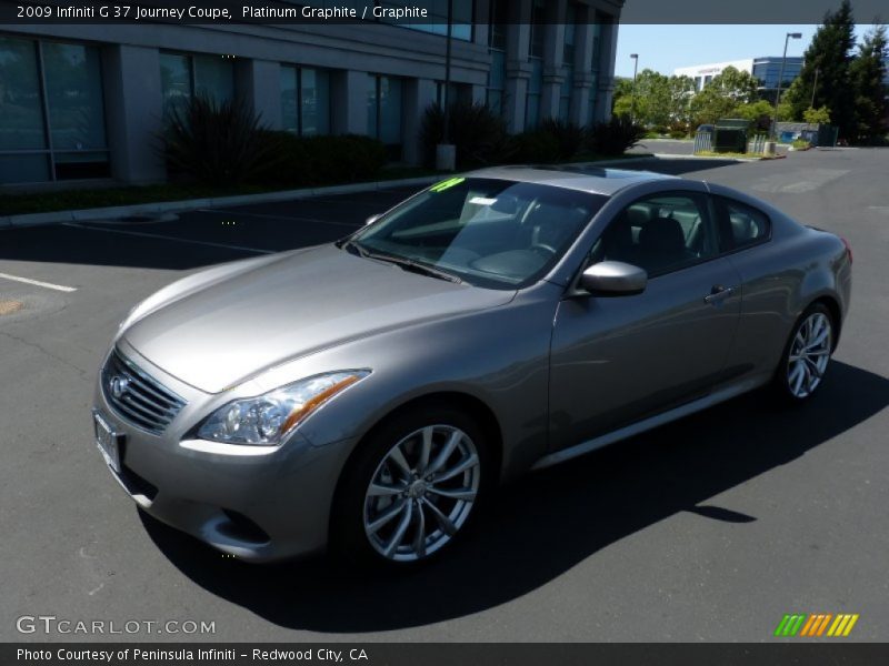 Platinum Graphite / Graphite 2009 Infiniti G 37 Journey Coupe