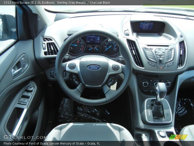 Sterling Gray Metallic / Charcoal Black 2013 Ford Escape SE 2.0L EcoBoost
