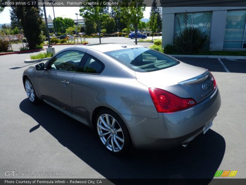 Platinum Graphite / Graphite 2009 Infiniti G 37 Journey Coupe