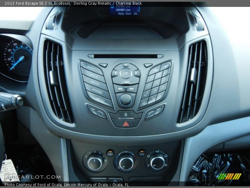 Sterling Gray Metallic / Charcoal Black 2013 Ford Escape SE 2.0L EcoBoost