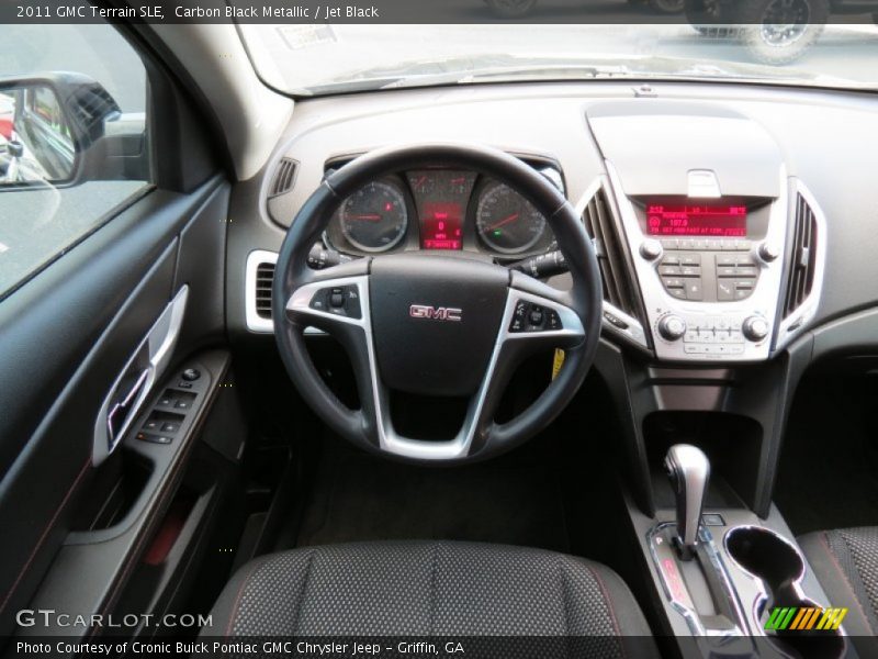 Carbon Black Metallic / Jet Black 2011 GMC Terrain SLE