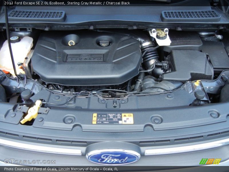 Sterling Gray Metallic / Charcoal Black 2013 Ford Escape SE 2.0L EcoBoost