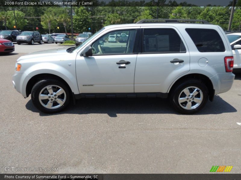 Silver Metallic / Camel 2008 Ford Escape XLT V6