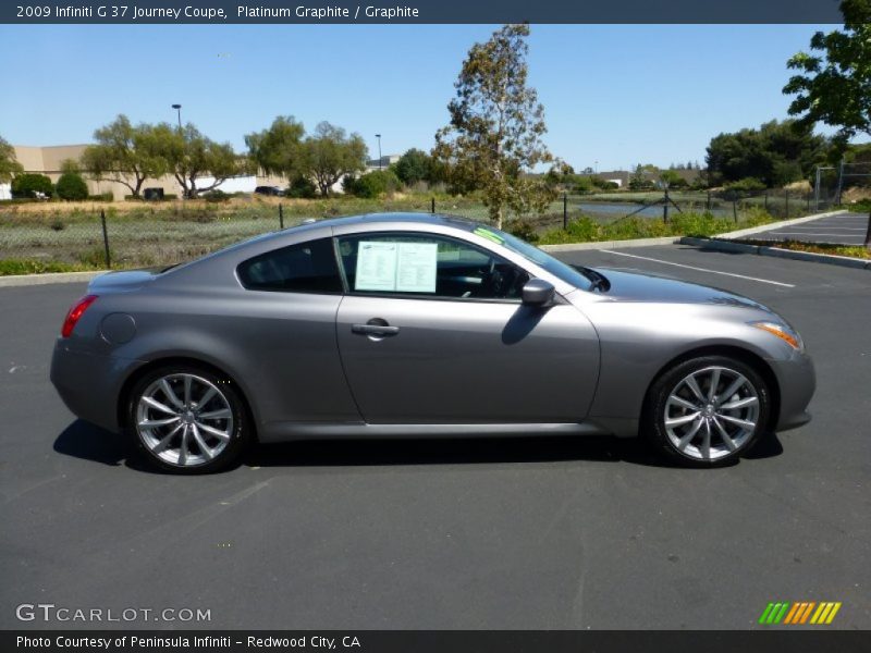 Platinum Graphite / Graphite 2009 Infiniti G 37 Journey Coupe