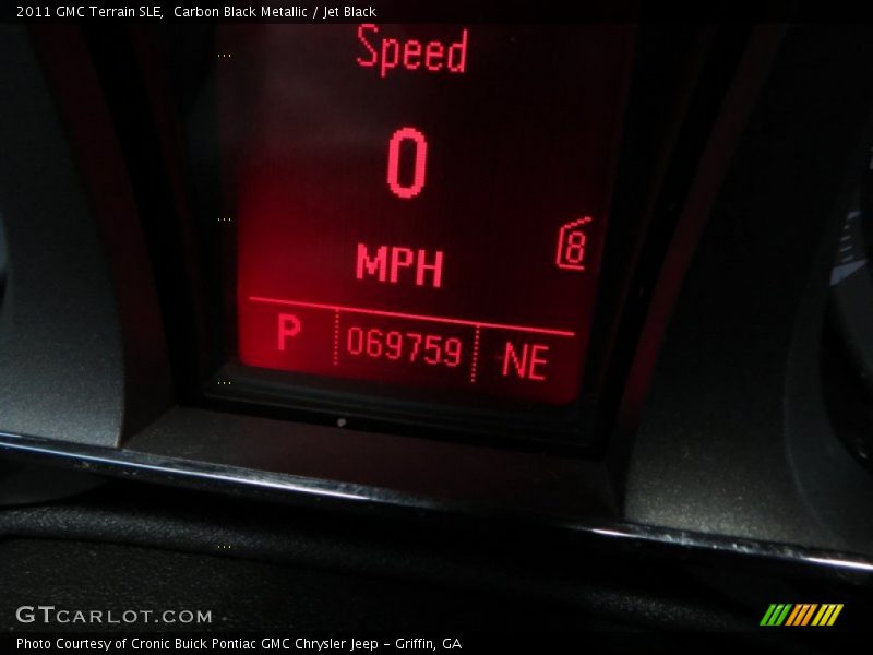 Carbon Black Metallic / Jet Black 2011 GMC Terrain SLE