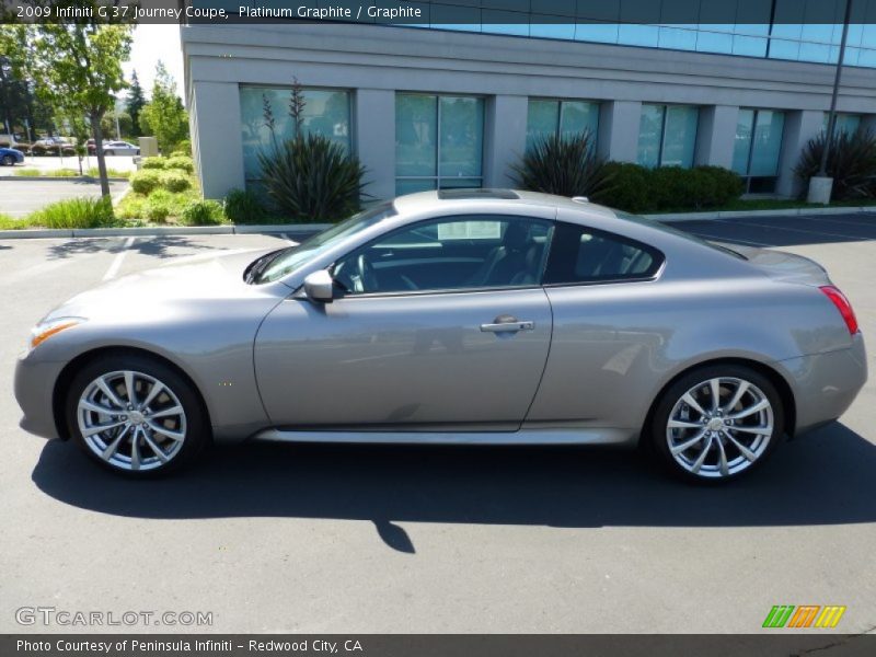 Platinum Graphite / Graphite 2009 Infiniti G 37 Journey Coupe
