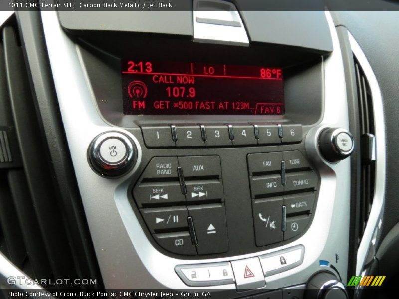 Carbon Black Metallic / Jet Black 2011 GMC Terrain SLE
