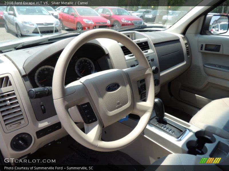 Silver Metallic / Camel 2008 Ford Escape XLT V6