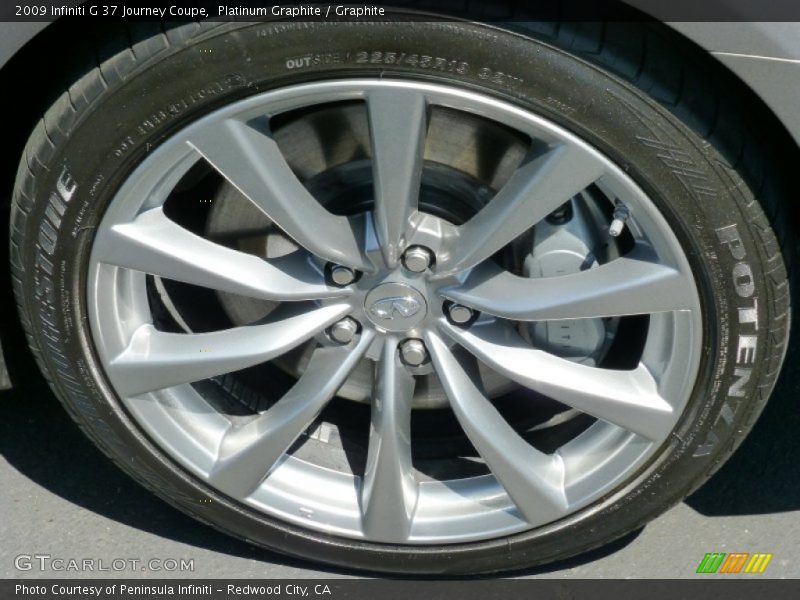 Platinum Graphite / Graphite 2009 Infiniti G 37 Journey Coupe
