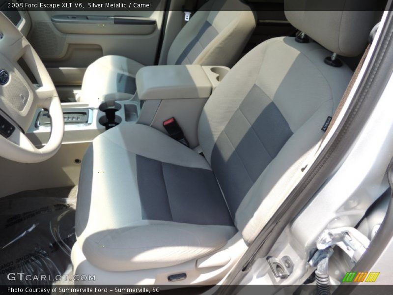 Silver Metallic / Camel 2008 Ford Escape XLT V6