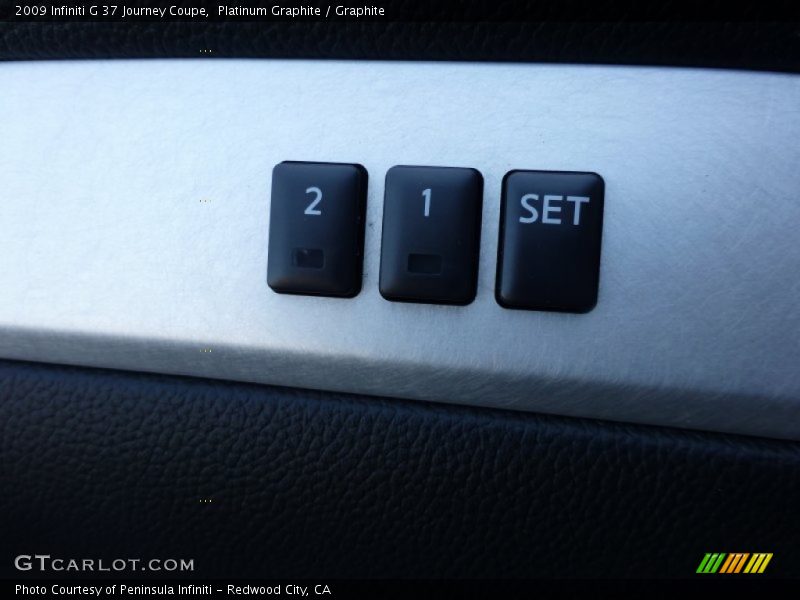 Platinum Graphite / Graphite 2009 Infiniti G 37 Journey Coupe