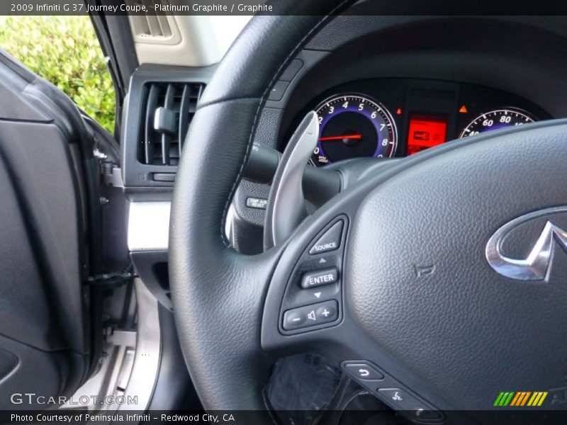 Platinum Graphite / Graphite 2009 Infiniti G 37 Journey Coupe