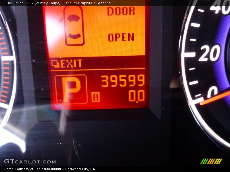 Platinum Graphite / Graphite 2009 Infiniti G 37 Journey Coupe
