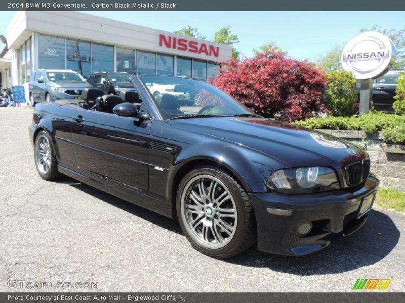 Carbon Black Metallic / Black 2004 BMW M3 Convertible