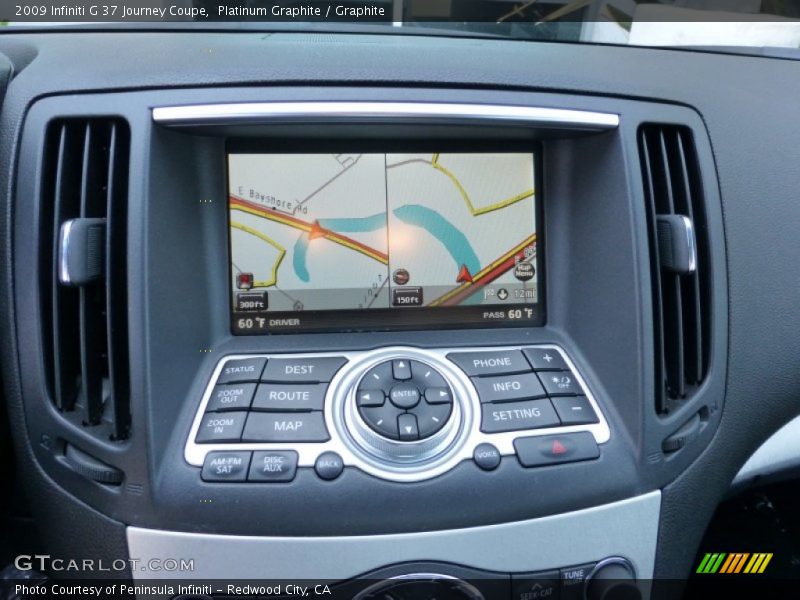 Platinum Graphite / Graphite 2009 Infiniti G 37 Journey Coupe