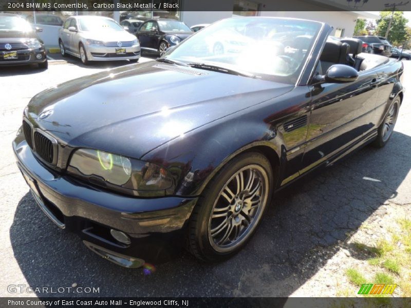 Carbon Black Metallic / Black 2004 BMW M3 Convertible