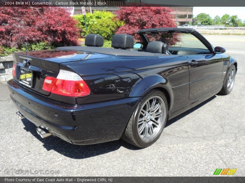 Carbon Black Metallic / Black 2004 BMW M3 Convertible