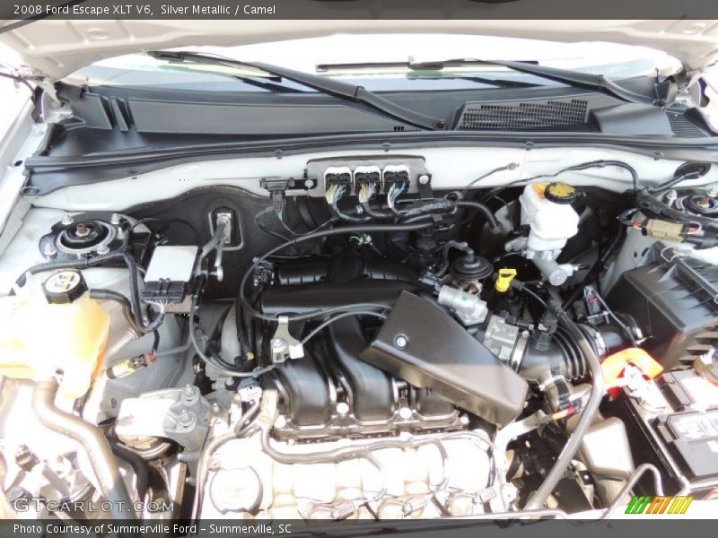 Silver Metallic / Camel 2008 Ford Escape XLT V6