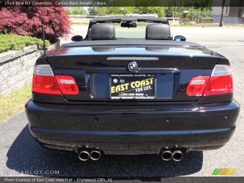 Carbon Black Metallic / Black 2004 BMW M3 Convertible