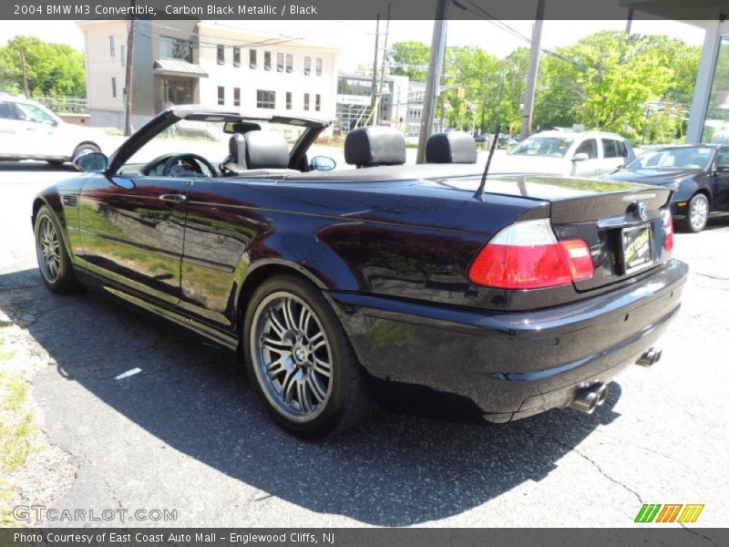 Carbon Black Metallic / Black 2004 BMW M3 Convertible