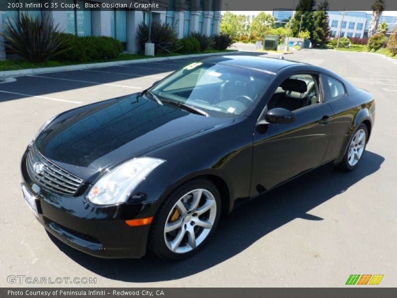 Black Obsidian / Graphite 2003 Infiniti G 35 Coupe