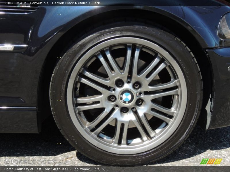 Carbon Black Metallic / Black 2004 BMW M3 Convertible